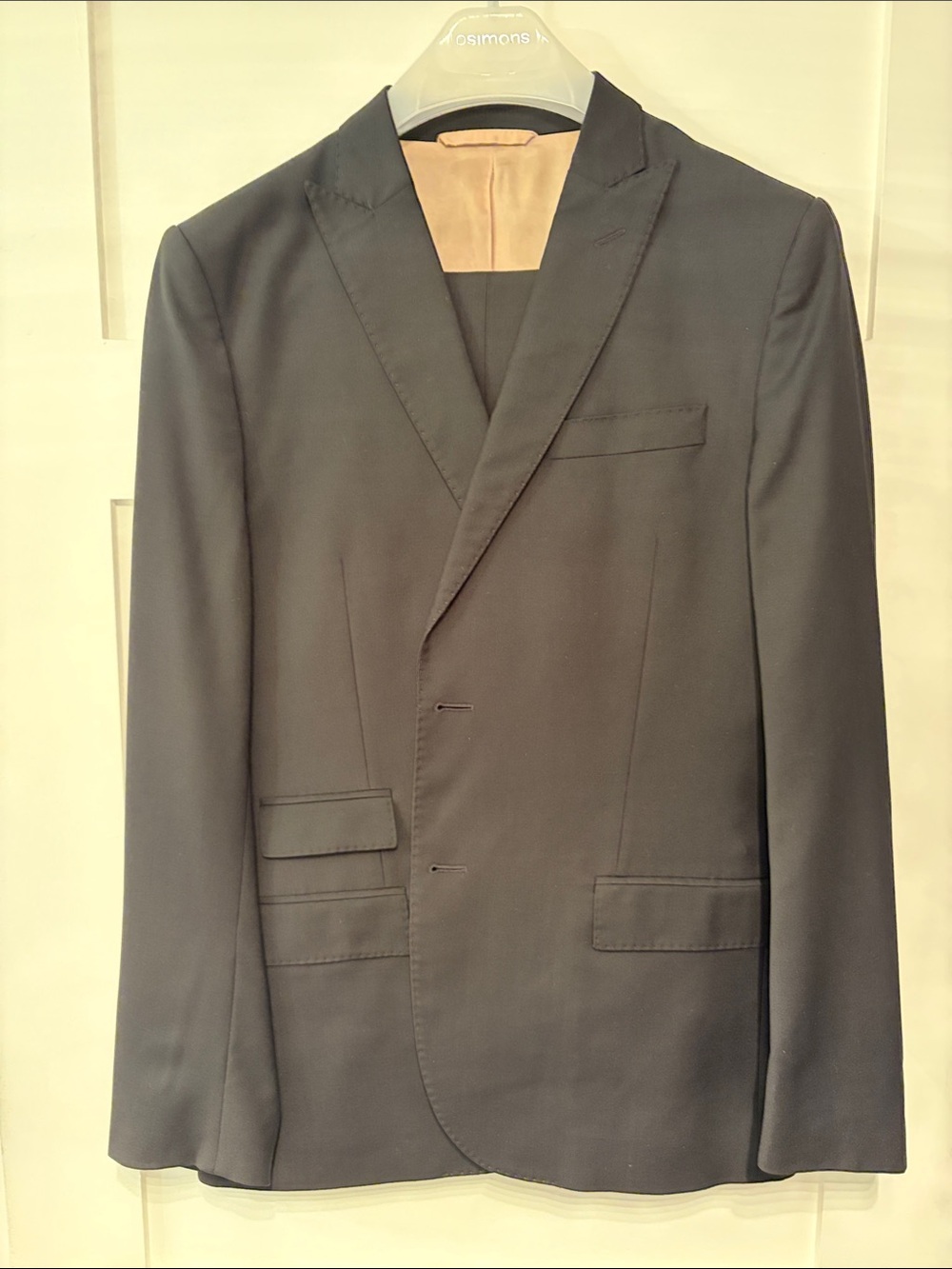 J.Lindeberg Black Men's Slim suit
